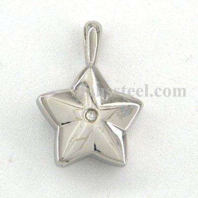 FSPR14033 star cz ladys pendant FSPR14033