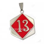 FSP17W25R number thirteenbiker pendant