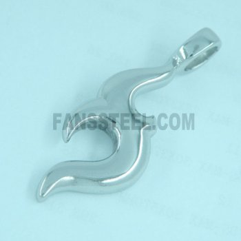 FSP07W96 pendant Tribal Shark Fish Pendant