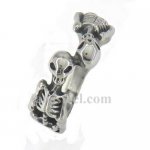 FSR11W61 bow down skull Ring 