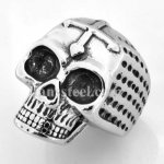 FSR20W49 cross skull ring