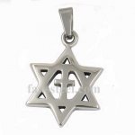 FSP17W04 Cross david star Pendant