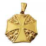 FSP18W63 Skulls CrossPendant