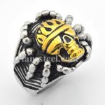 FSR08W48G Soldier Skull Spider gothic Ring