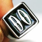 S2SBSL Memorial Initials Ring 2 Letters Name Customized Ring
