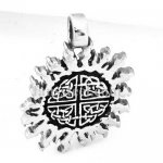 FSP16W51 celtic sun flower flame pendant