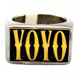 4SBGL Customized 4 Letters Ring Monogram Ring Personalized Name Ring Gift