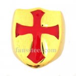 FSR13W01G  cross templar knight  ring