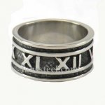 FSR02W00 Rome Number band Ring