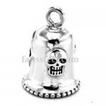 FSP17W93 diamond 13 skull rider bell biker Pendant
