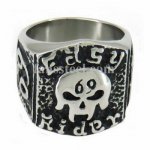 FSR11W08 69 ER G skull easy rider biker ring