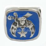 FSR11W39BL2 enamel shriner masonic Ring