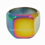 FSR05W99C square SIGNET Ring