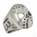 FSR13W11 13 skull iron mask ring