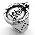 FSR14W45 Aquarius star signs zodiac ring