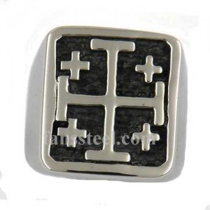 FSR11W83 Crusaders Knights Templar cross ring