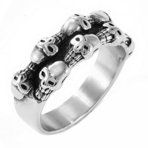 FSR21W66 Skull ring