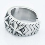 FSR14W37 five-pointed star ring