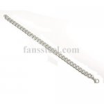 two sides polished bracelet width 8mm length 21cm FSB00W40