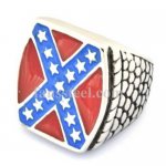 FSR20W31 dotted enamel stars letter X Ring