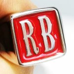 S2SBSL Memorial Initials Ring 2 Letters Name Customized Ring