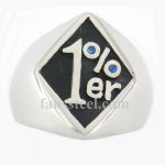 FSR10W87BL one percenter biker ring