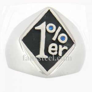 FSR10W87BL one percenter biker ring