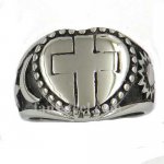 FSR12W12 star moon sun heart Jesus cross ring