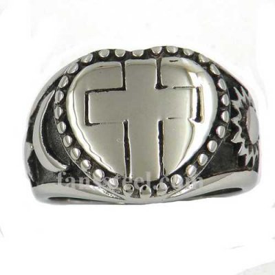 FSR12W12 star moon sun heart Jesus cross ring