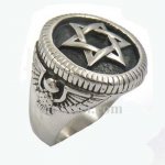 FSR12W72 eagle scout star ring