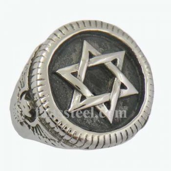 FSR12W72 eagle scout star ring