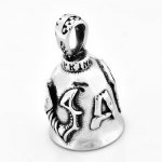 FSP17W90 USA angel wings bell biker Pendant