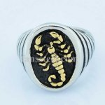 FSR14W53 zodiac sign scorpion ring