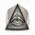 FSR12W82 triangle all seeing eye  Ring