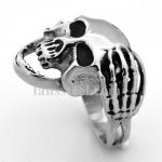 FSR08W97 hand claw  skull  gothic ring