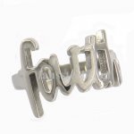 FSR10W79 word faith Ring 