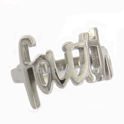 FSR10W79 word faith Ring