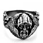 FSR20W97 Stainless steel jewelry wolf devil man ring