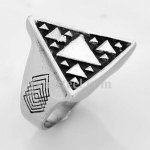 FSR14W16 square and triangle geography ring