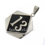 FSP17W25B number thirteen biker pendant