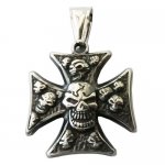FSP18W75  Skulls Cross  Pendant