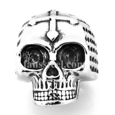 FSR20W49 cross skull ring