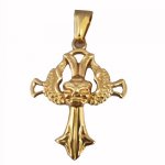 FSP19W73  Skull Cross Pendant