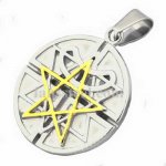 FSP17W13G corss trianglecircle  star Pendant 