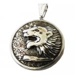 FSP19W03  Wolf Head Pendant