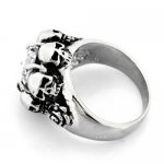 FSR10W05 Skulls rose stone ring