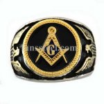 MBLR0017 custom made eagle scout Master mason ring