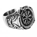 FSR21W18  Helm of Awe  Valknut Viking ring