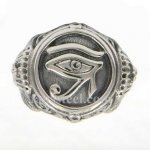 FSR13W84 gods miracle eye masonic ring