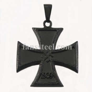 FSP16W77B German iron cross pendant
